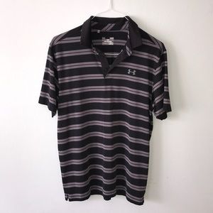 Under armor stripe polo